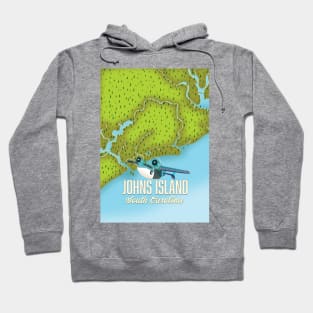 Johns Island map Hoodie